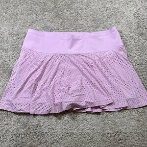 Athleta A-Game‎ Perforated Skort Pink Lavender Plus Size Stretchy Athletic 3X